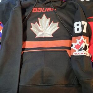 Bauer Black and Red Men’s Canada Hockey Hoodie